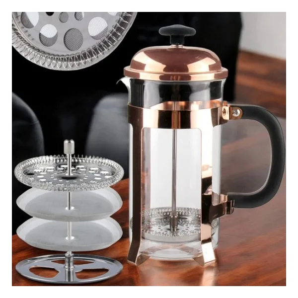 Epinox French Press 350 ml Rose Altın DÜZ-350B