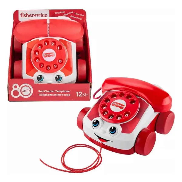 Fisher Price Kırmızı Geveze Telefon Jgg97