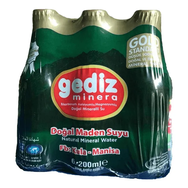 Gediz Minera Sade 6x200 ml Maden Suyu