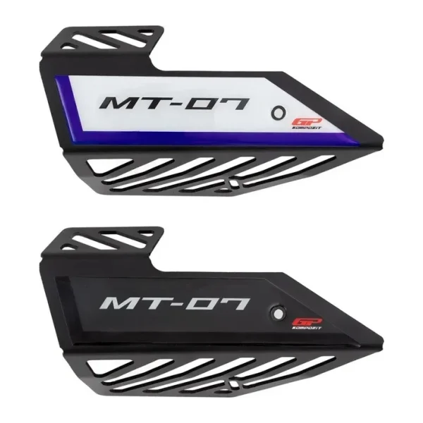 GP Kompozit Yamaha MT-07 2014-2021 Uyumlu Egzoz Koruma Kapağı Siyah