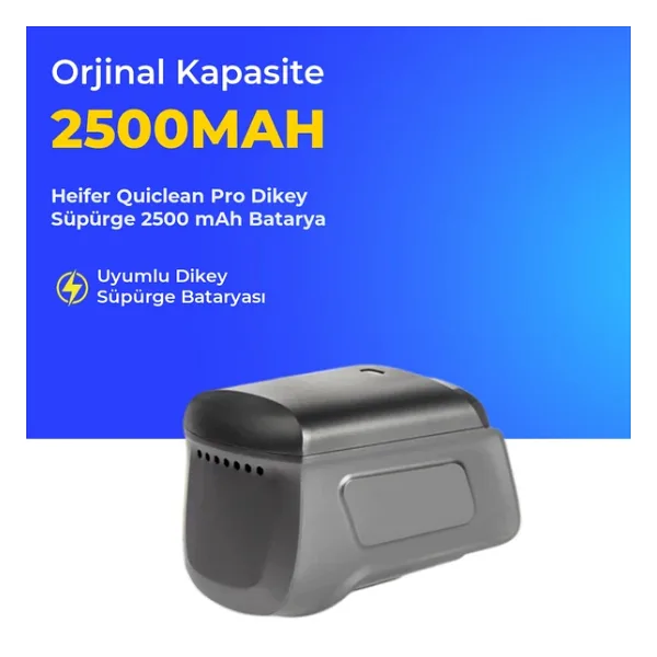 Heifer Quiclean Pro Dikey Süpürge 2500 Mah Batarya
