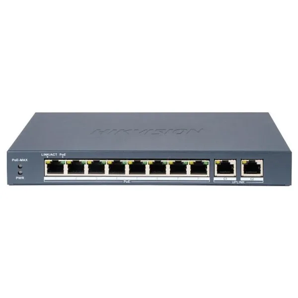 HIKVISION DS-3E0310P-E/M 10/100 8 PORT POE 2 PORT GIGABIT UPLINK FAST ETHERNET SWITCH
