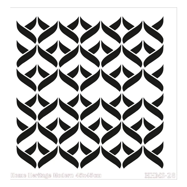 Home Herıtage Modern 45x45cm Hhms-28 Stencil