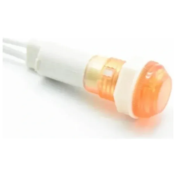 IC-227 10mm Sinyal Lambası Plastik Kablolu 24V Sarı