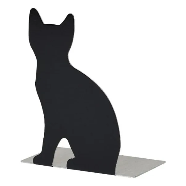 IKEA Portvakt Kitap Desteği, Siyah, 12x14.5 Cm, Kedi
