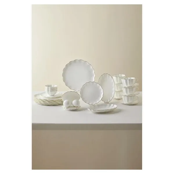 Karaca Fine Pearl Shell 29 Parça 6 Kişilik Kahvaltı Takımı