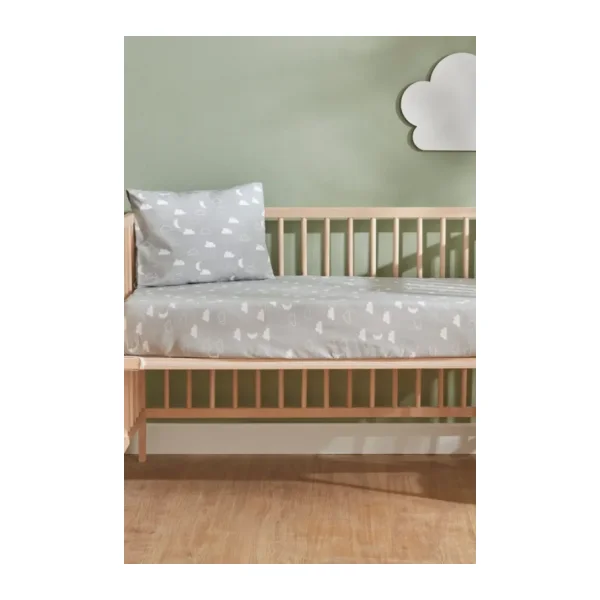 Karaca Home Bebek Cloudy Yastık Çarşaf Seti
