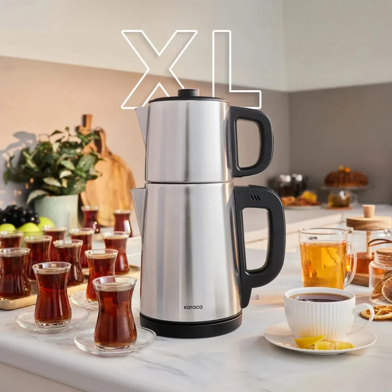 Karaca Teabig XL 2in1 Çelik Çay Makinesi