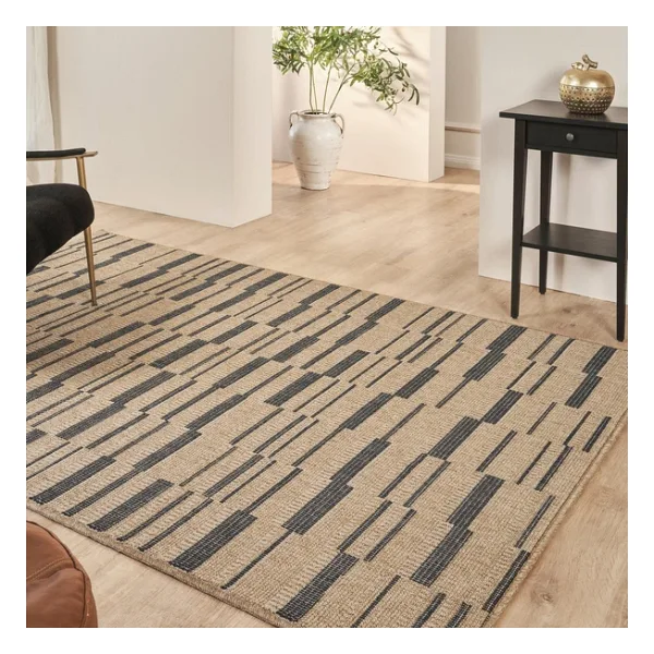Kaşmir Halı Kilim Jüt Ravon Blue 80x300 cm