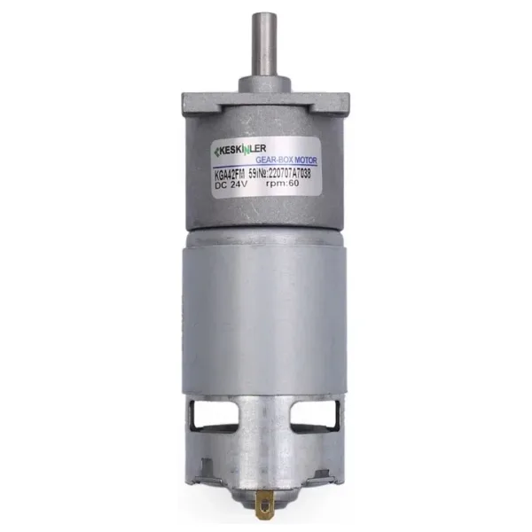 KGA-42FM 24V 60rpm Redüktörlü Dc Motor