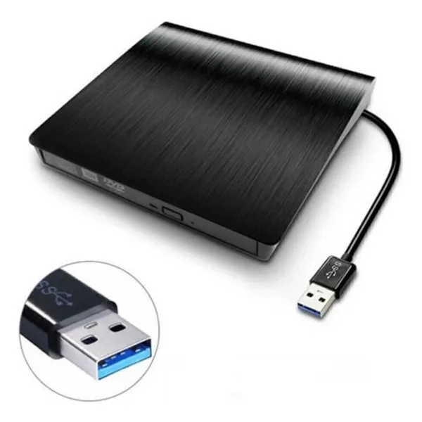 Kuvars Harici Usb 3.0 Dvd Yazıcı Writer Portatif Cd Dvd Yazıcı Okuyucu Ultra Ince Cd Dvd Yazıcı Okuyucu