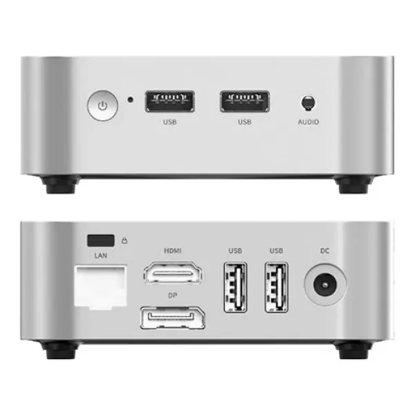 Leaderhub Lp1c-Premıer Intel N100 16Gb 512Ssd Wın11 Pro Mını Pc Gümüş