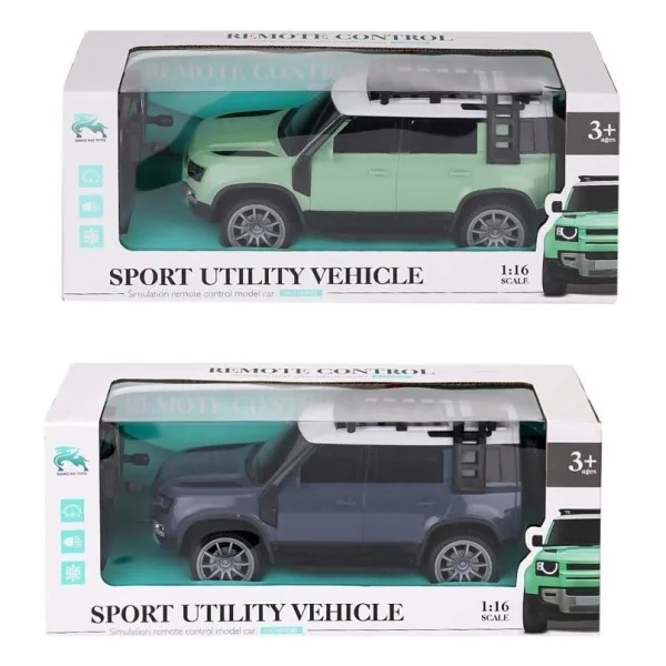 Limon Oyuncak Şarjlı Kumandalı Jeep Araba 8601A - Yeşil