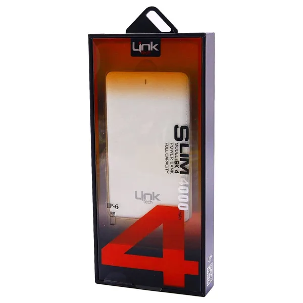 LINKTECH 4000 MAH SLIM LPB-SK4/L LIGHTNING POWERBANK BEYAZ