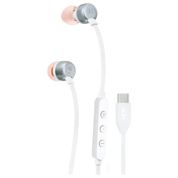 Linktech H74 Mikrofonlu Ekstra Baslı Kulak İçi Type-C Kablolu Kulaklık