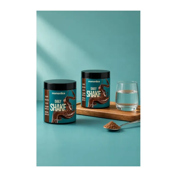 Momordica Daily Shake Ara Öğün Tozu - 200 gr (Kakao Tozu, Protein, Inülin, 9 Vitamin, 5 Mineral)
