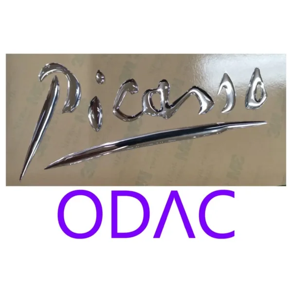 ODAC Citröen Picasso Krom Dolgulu Çamurluk Yazısı (1 ADET) -