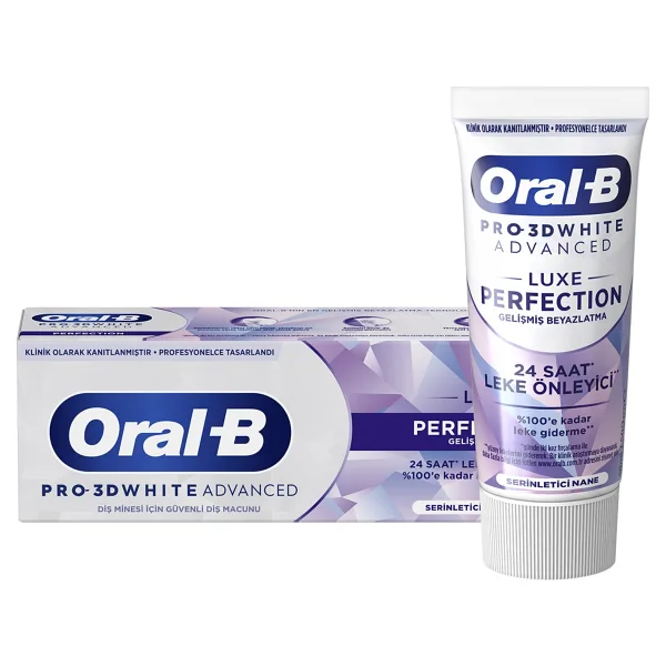 Oral-B Pro 3D White Advanced Luxe Perfection 50 ml Florürlü Diş Macunu