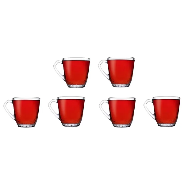 Paşabahçe Mercan 55733 6'lı Kulplu Bardak