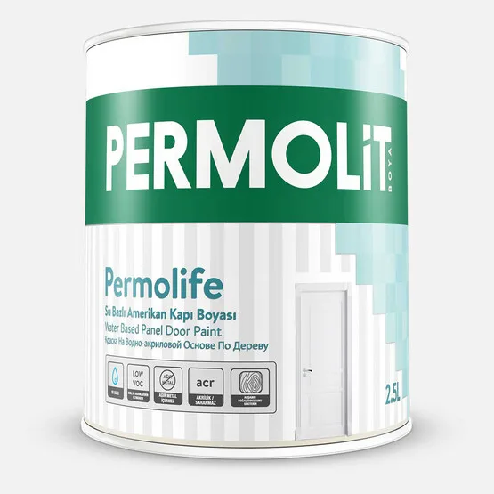 Permolit 2,5L Permolife Su Bazlı Amerikan Kapı Boyası Tr-Baz