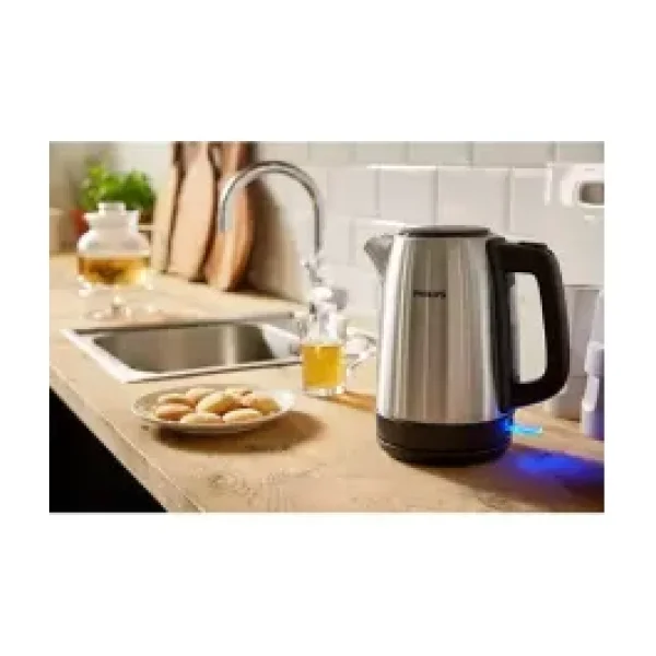 Philips Çelik Su Isıtıcı, 1.7 L Hazne, 360 Dereceli Taban, Otomatik Kapanma, Gri [enerji Sınıfı A+++]