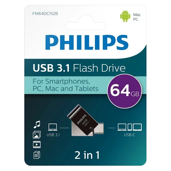 Philips FM64DC152B/00 64 GB Flash Bellek
