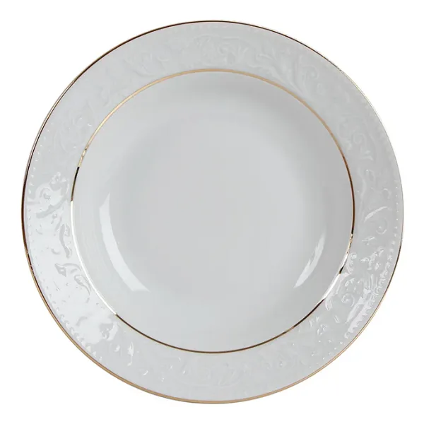 Porland Hazan Altın Yaldız 22 cm Çukur Tabak
