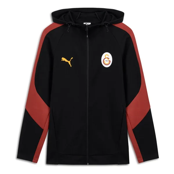 Puma Galatasaray Evostripe 782902-05 Siyah-Kırmızı Erkek Eşofman Üstü