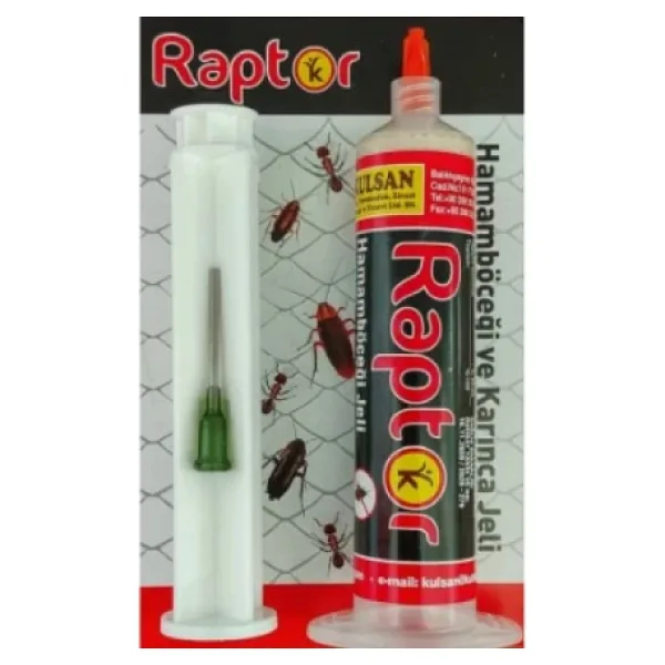Raptor Jel Hamamböceği Ve Karınca Jeli 35 Gr - Kokusuz Jel Böcek İlacı