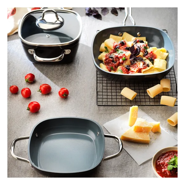 Schafer Gastronomie Master 24 cm Derin Granit Tencere