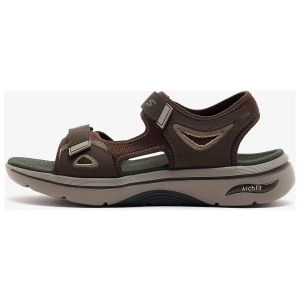 Skechers Go Walk Arch Fit 2.0 229309-BRN Kahverengi Erkek Sandalet