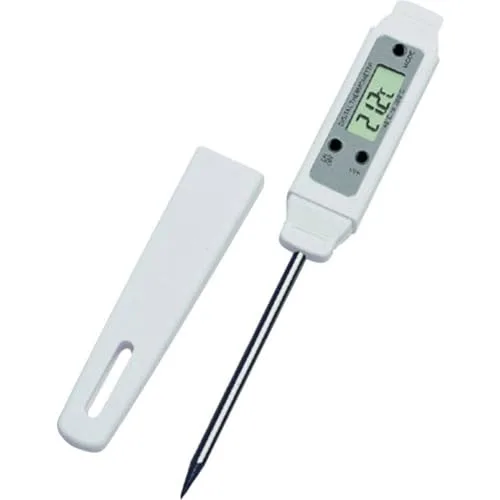 TFA Dostmann Pocket-Digitemp S dijital termometre, cep formatı, yıkanabilir, profesyonel kullanım, sıcaklık kontrolü, U 20 x G 16 x Y 152 mm