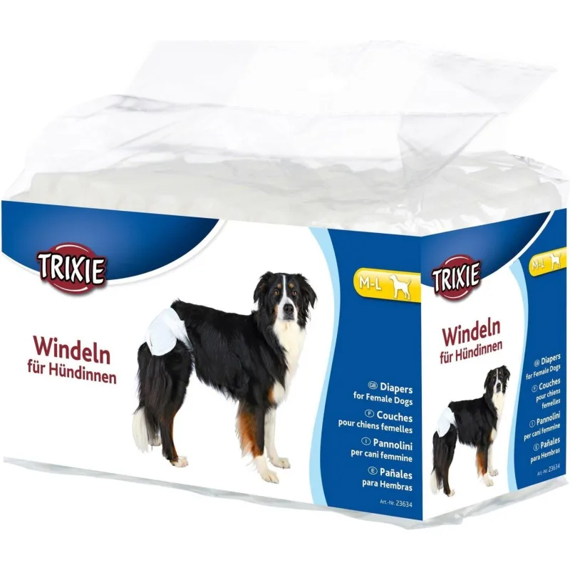 Trixie Köpek Külot Ve Pedi Medium-Large 36-52 Cm,12Adet