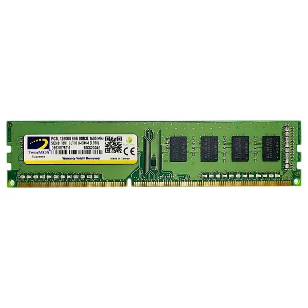 TWINMOS 8GB 1600MHz DDR3 1.35V PC Ram MDD3L8GB1600D