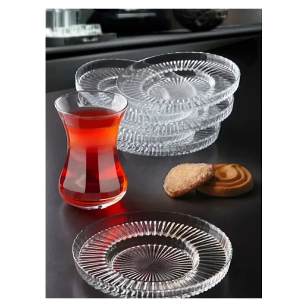 UCR HOME Elysia Çay Tabağı Elysia Bardak İle Uyumlu Çay Altı 6 Adet