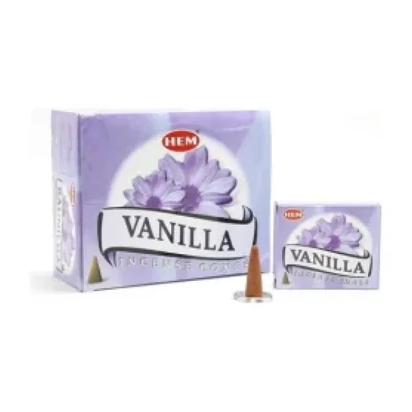 Vanilla Aromalı Konik Tütsü