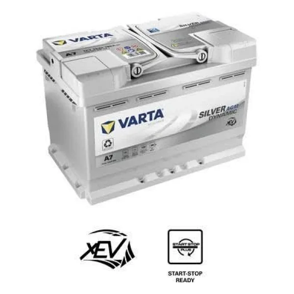 Varta Dynamic A7 Start-Stop AGM 12 V 70 Ah 760 A Akü