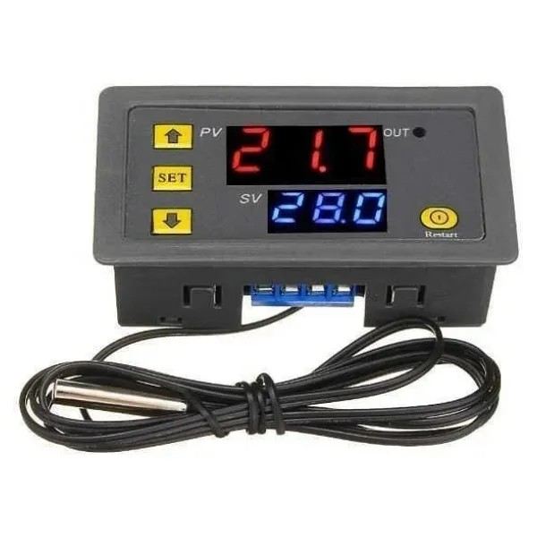 W3230 Röle Çıkışlı Termostat 24V Sıcaklık Kontrol Cihazı