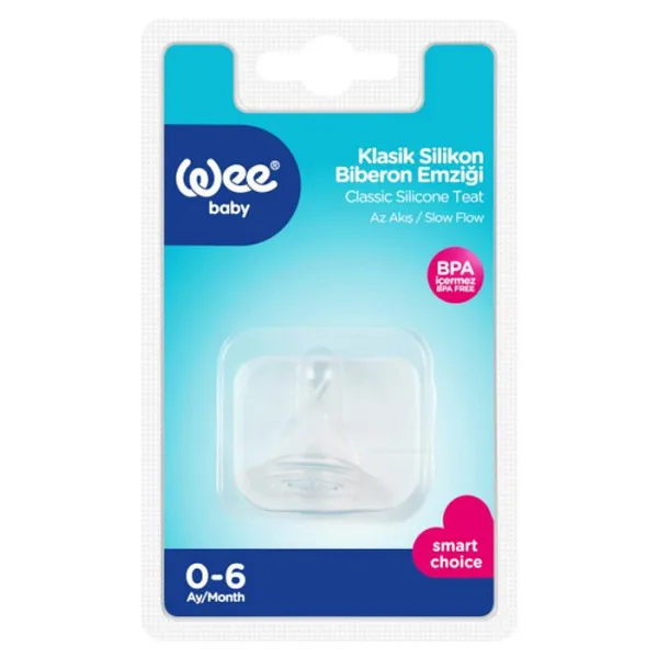 Wee Baby 866 No:1 0-6 Ay Silikon Biberon Emziği