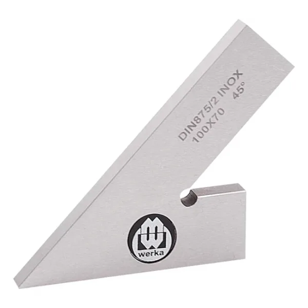 WERKA 45 Derece Düz Gönye DIN875/2 200x130mm