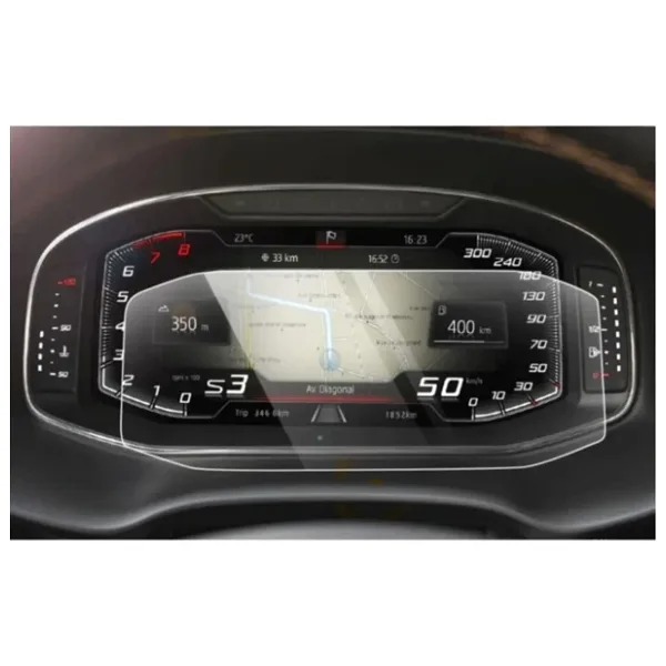 Zdn Case Seat Ateca Dijital Gösterge Ekran Koruyucu Paneli Koruyucu Nano Film