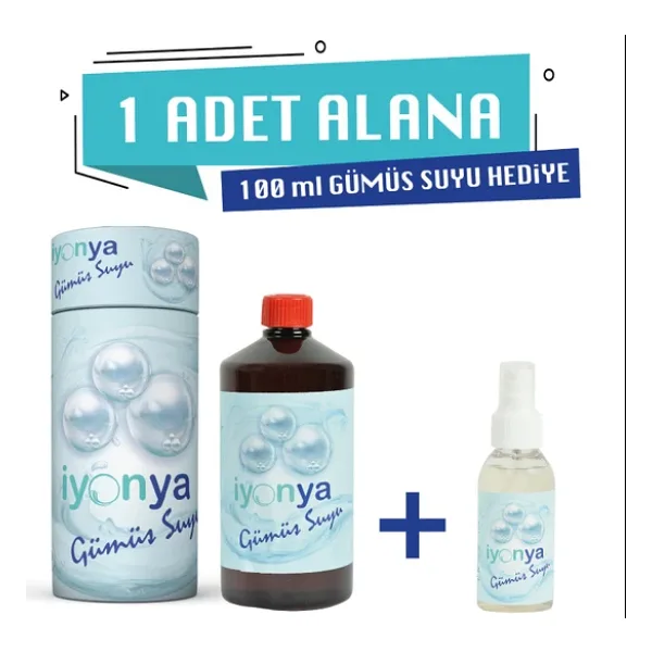 1Lt Gümüş Suyu 100Ml Gümüş Suyu Hediye