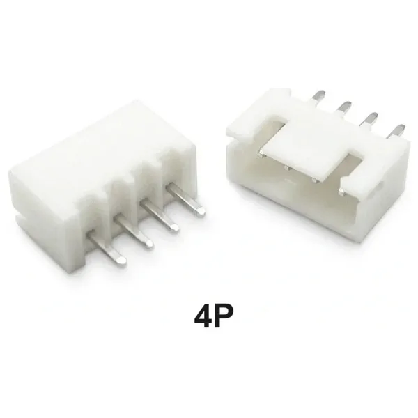 4 Pin JST-XHB 2.54 Düz Tunik Konnektör Erkek