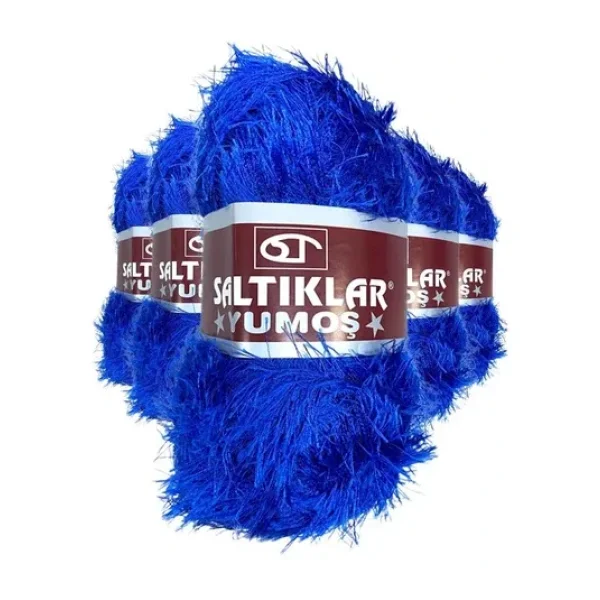 5 Adet Yumoş Sakallı El Örgü Ipi Yünü 04