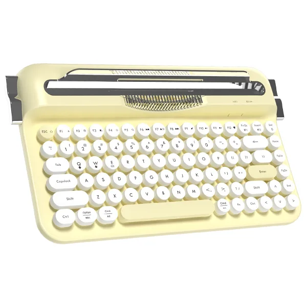 Ajazz AF84 TKL Sarı Kablosuz Klavye