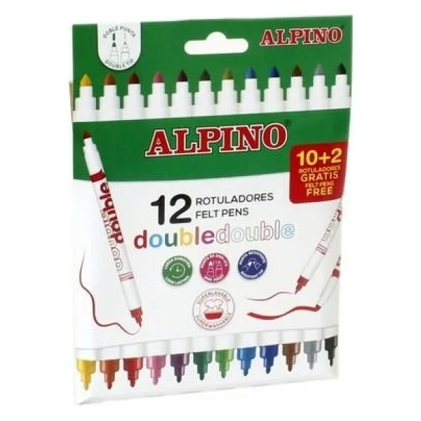 Alpino Keçeli Kalem 12 Li Double AR2013 Alpıno