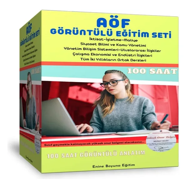 AÖF Görüntülü Eğitim Seti (Tüm Bölümler 1.Dönem)