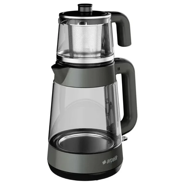 Arçelik CM 6964 G Gri 1900 W Cam Çay Makinesi
