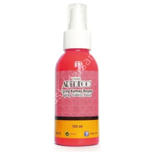 Artdeco 1205 100 ml Kırmızı Sprey Kumaş Boyası