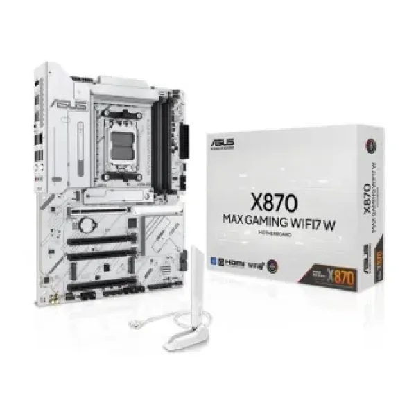 Asus X870 Max Gaming WIFI7 W AMD AM5 DDR5 ATX Anakart